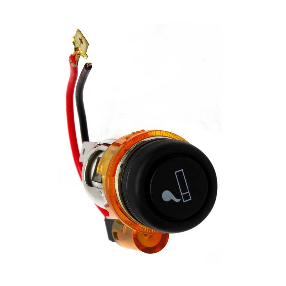 Acendedor de Cigarro Universal Laranja 12V Estamparia Paulista ACAM