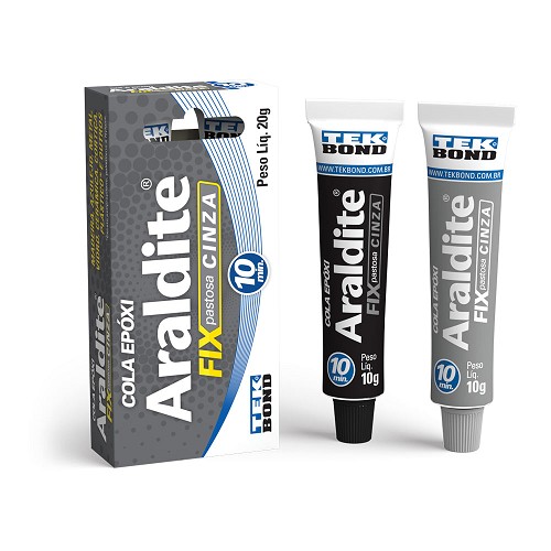 Adesivo Araldite Fix Cinza 20g Tekbond/Adespec 0018000059020GR
