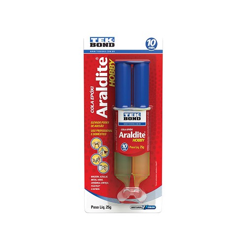 Adesivo Araldite Hobby Seringa 25g Tekbond/Adespec 0019000032025BT