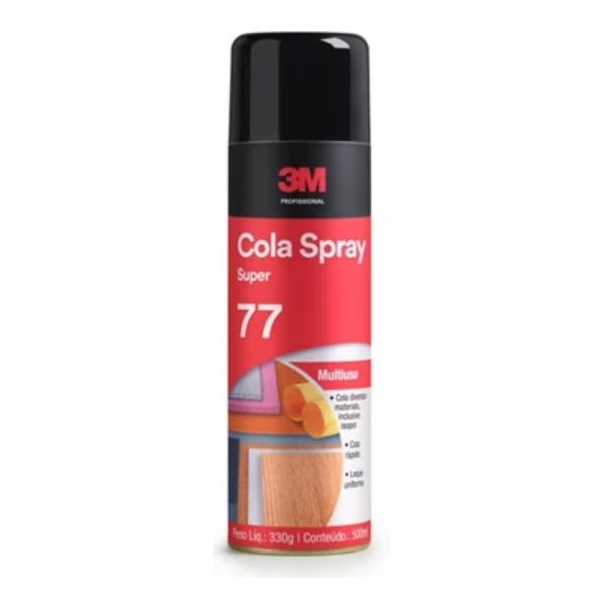 Adesivo em Spray 77 Super 330g 3M HB004539720