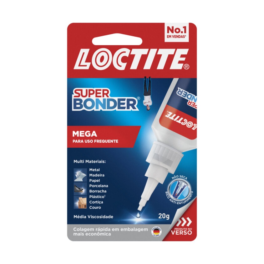 Adesivo Instantâneo Super Bonder 20g Loctite 2671787