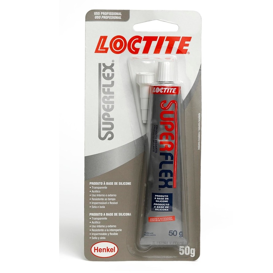 Adesivo Silicone Superiorflex Transparente 50g Loctite 437405
