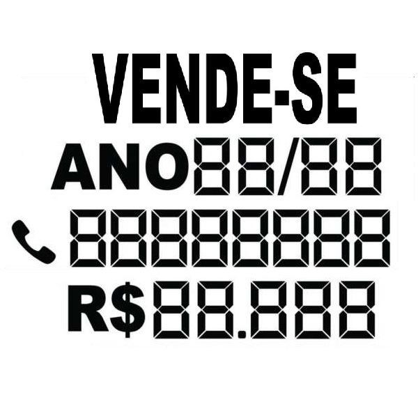 Adesivo Vende-se para Carro SRA Adesivos 0001
