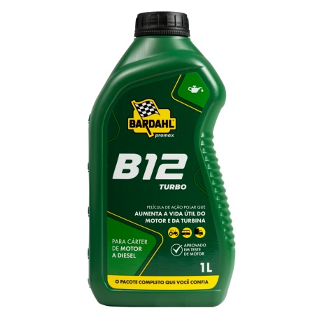 Aditivo para Motor a Diesel B12 Turbo 1 Litro Bardahl 021547