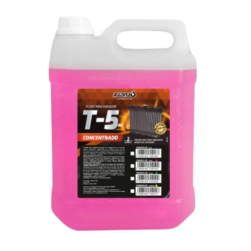 Aditivo para Radiador Concentrado Rosa 5 Litros Radnaq RQ904105