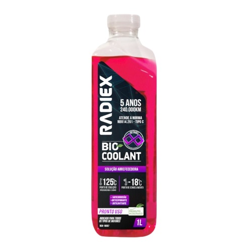 Aditivo para Radiador Pronto para Uso Rosa 1 Litro Radiex RDX18057