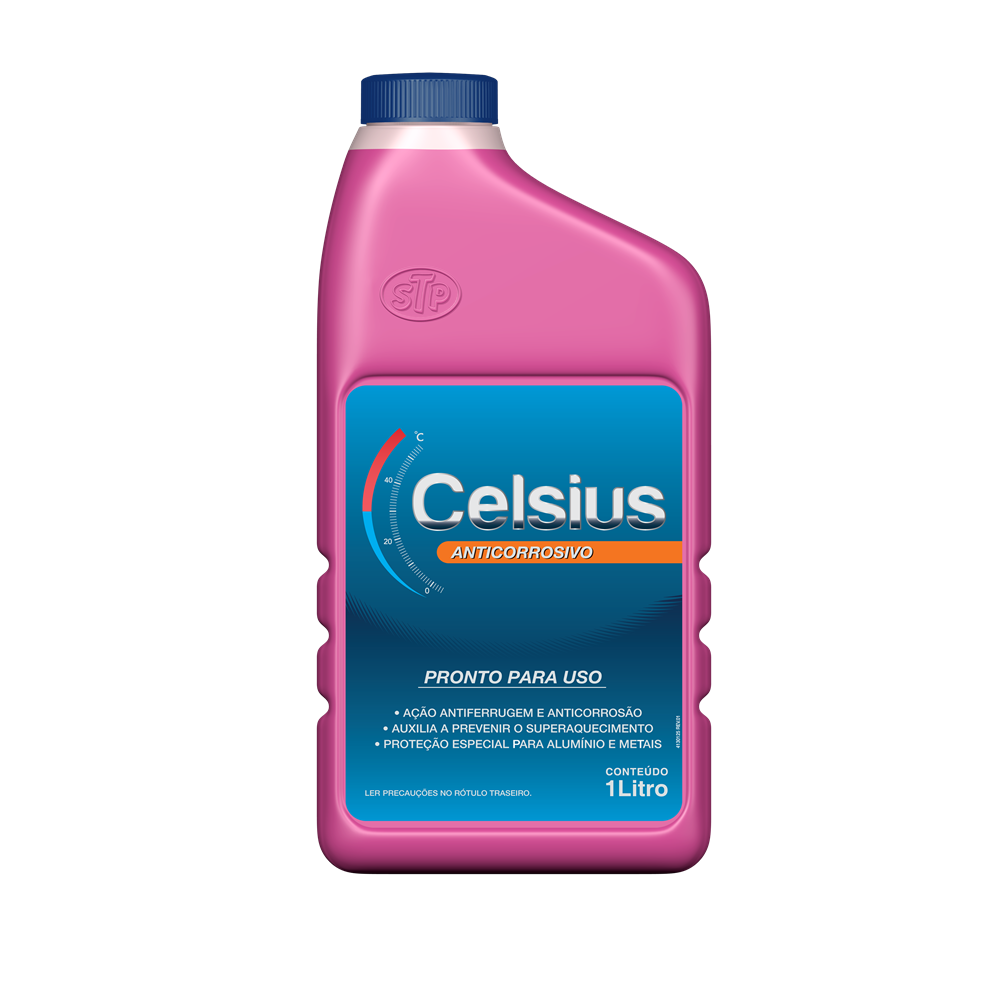 Aditivo para Radiador Pronto para Uso Rosa 1 Litro STP PP716R