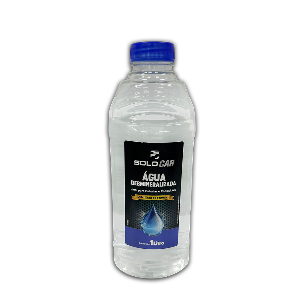 Água Desmineralizada 1 Litro Solocar SL658001