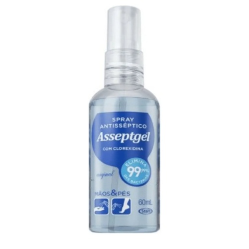 Álcool Gel para as Mãos Sem Perfume 60ml 1 Classe 1765