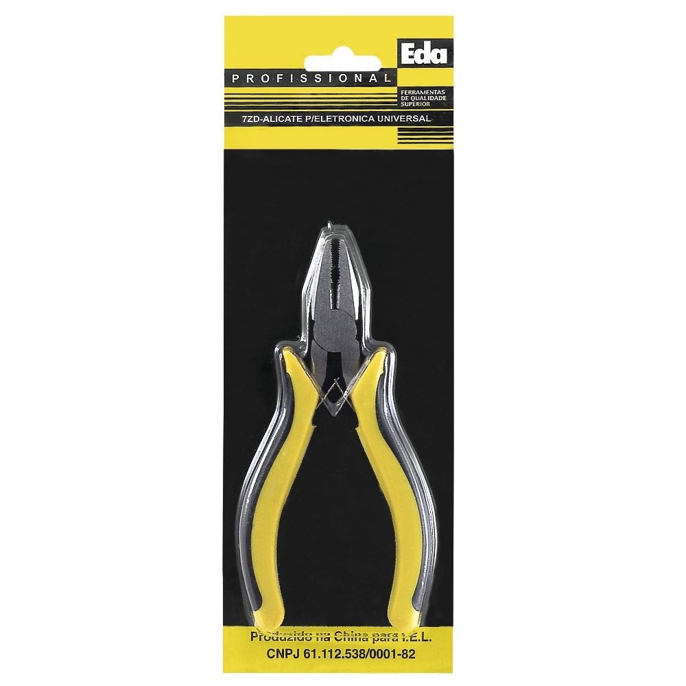 Alicate de Corte Diagonal com Mola 4 Pol. 1/2 Pol. EDA 7ZF