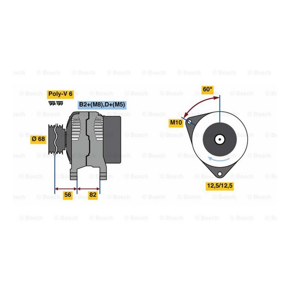 Alternador Bosch 0124515099