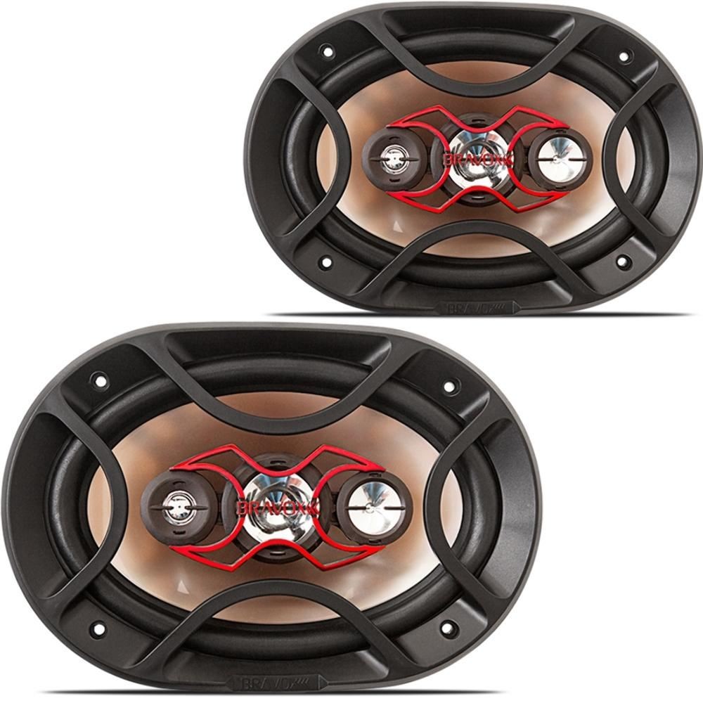 Alto-Falante Quadriaxial B4X69X 6X9 Pol. 70W Rms Bravox 96057072