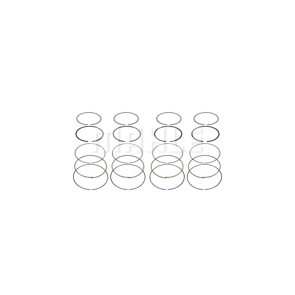 Anéis de Pistão (0.50) Mahle/Metal Leve AA918605