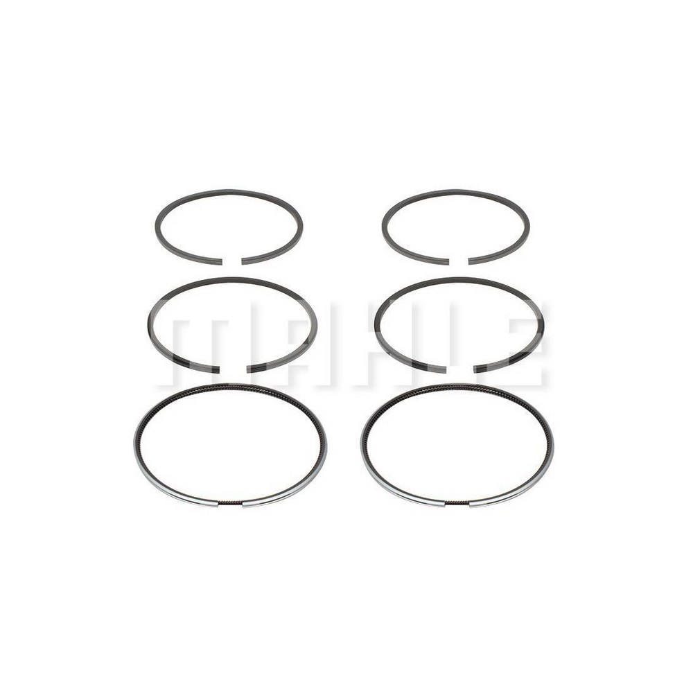 Anéis de Pistão (020) para 2 Cilindros Mahle/Metal Leve SLC724120