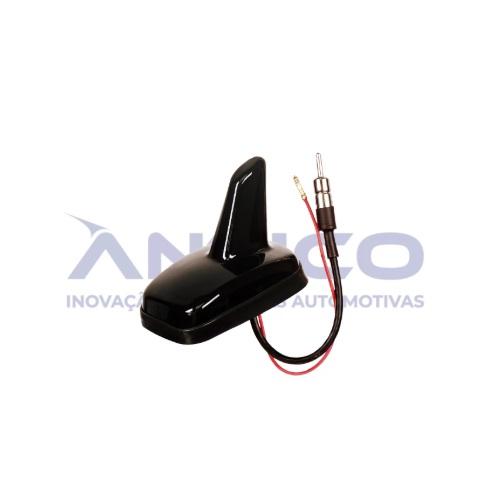 Antena de Teto Baby Shark Black Piano Antico AN108