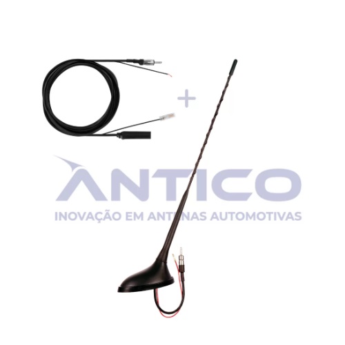Antena de Teto com Extensão traseira Antico AN096