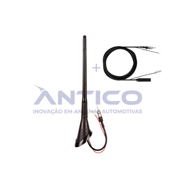 Antena de TetoTraseira Conector Plug Din Antico AN068