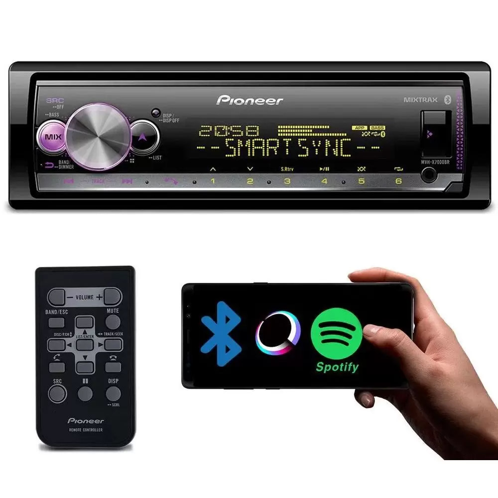 Aparelho de Som Media Receiver Pioneer MVHX7000BR