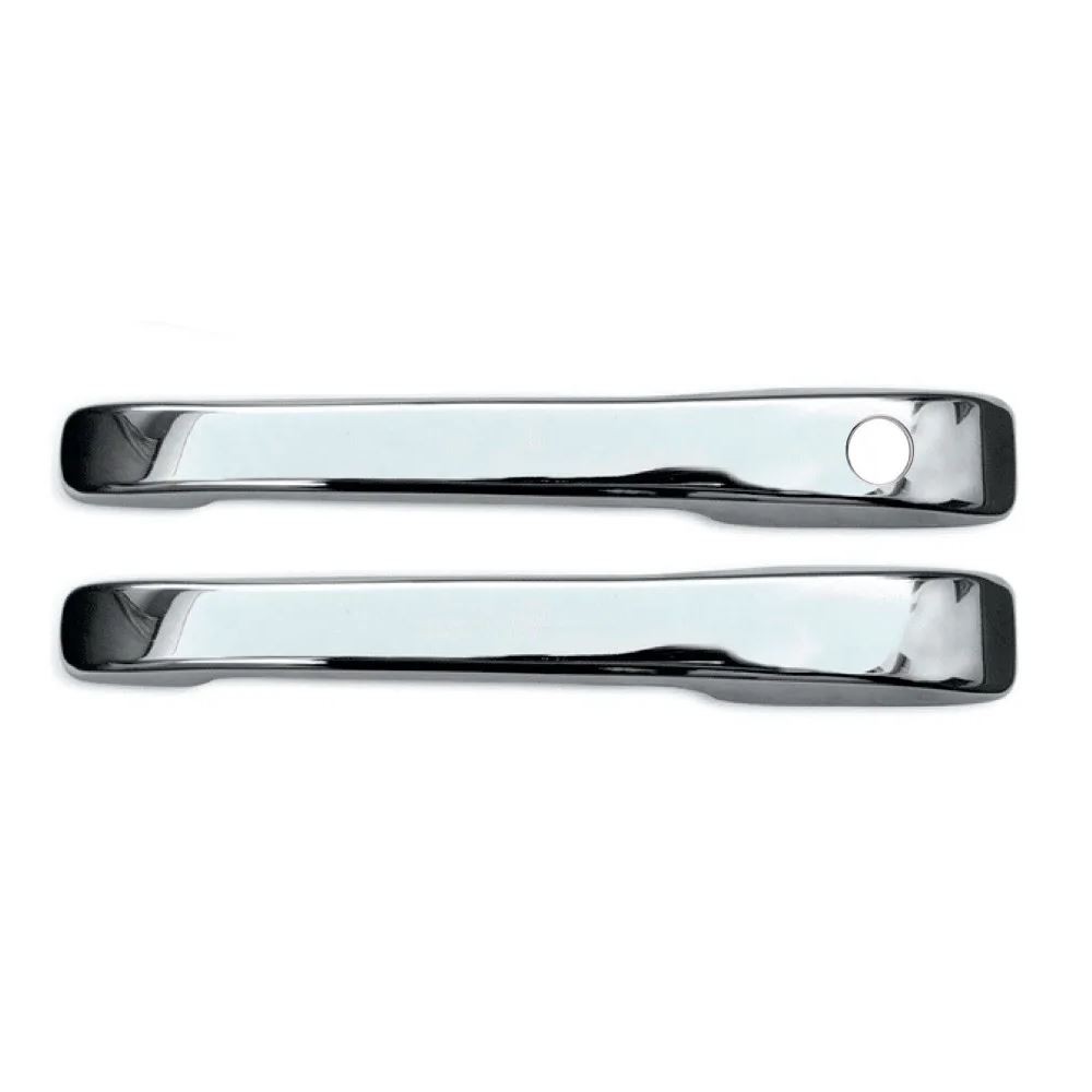 Aplique de Maçaneta Externo 2 Portas Cromado com Furo Shek Parts 08001