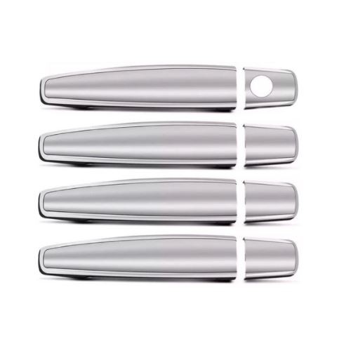 Aplique de Maçaneta Externo 4 Portas Cromado Shek Parts 08037