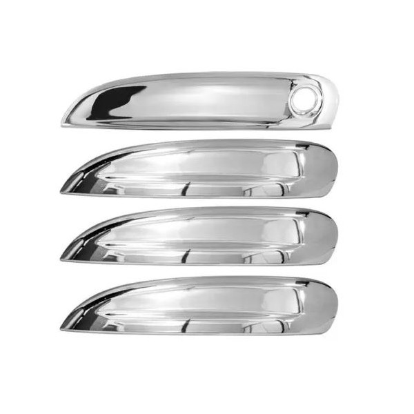 Aplique de Maçaneta Externo 4 Portas Cromado Shek Parts 08059
