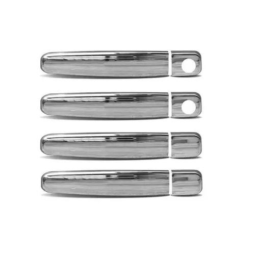 Aplique de Maçaneta Externo 4 Portas Cromado Shek Parts 08041