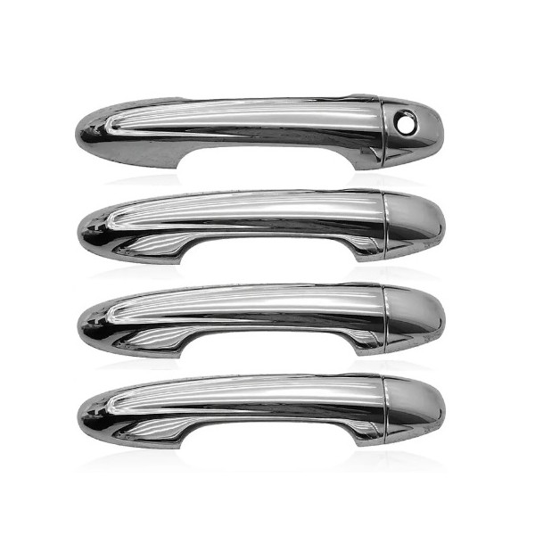 Aplique de Maçaneta Externo 4 Portas Cromado Shek Parts 08077