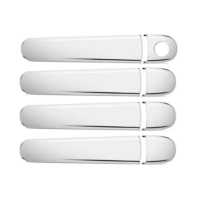 Aplique de Maçaneta Externo 4 Portas Cromado Shek Parts 08008