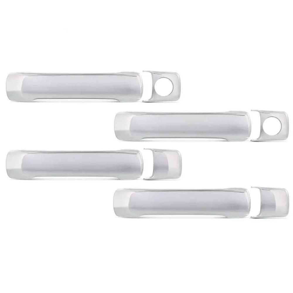 Aplique de Maçaneta Externo 4 Portas Cromado Shek Parts 08004