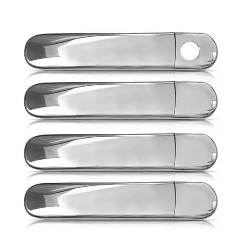 Aplique de Maçaneta Externo 4 Portas Cromado Shek Parts 08006