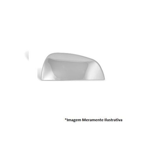 Aplique de Retrovisor Cromado lado esquerdo Shek Parts 06015