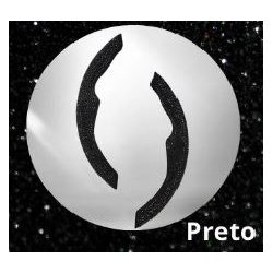 Aplique para Volante Preto Estamparia Paulista CP305