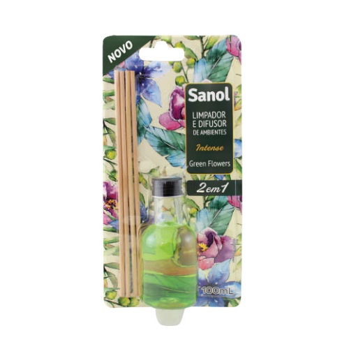 Aromatizante 2 em 1 Green Flowers 100ml Giorno ( Renovar) 10188