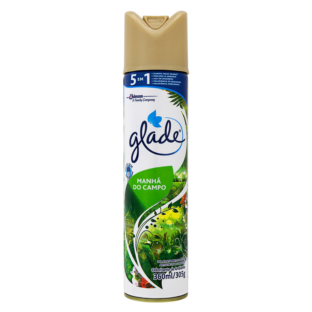 Aromatizante Aerossol Glade Manhã do Campo 360ml Johnson 328528