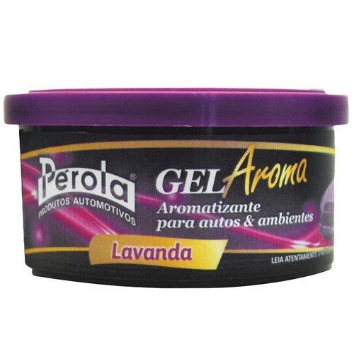 Aromatizante com Aroma Gel Lavanda 60g Perola 310004