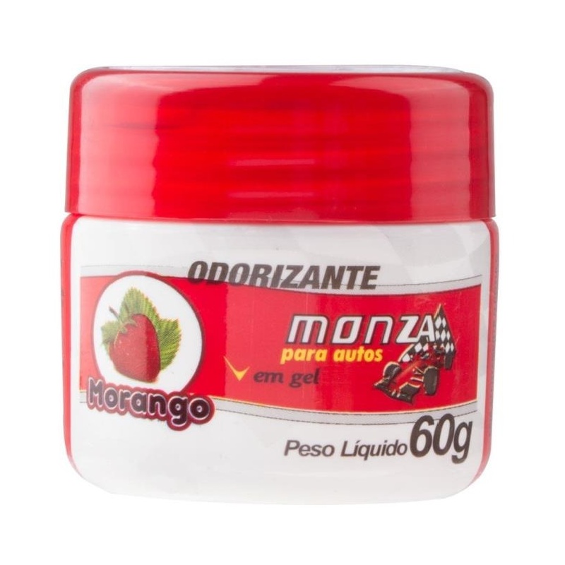 Aromatizante com Aroma Gel Morango 60g Perola 310006