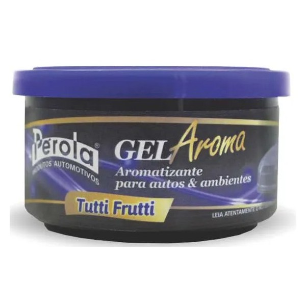 Aromatizante com Aroma Gel Tutti Frutti 60g Perola 310007