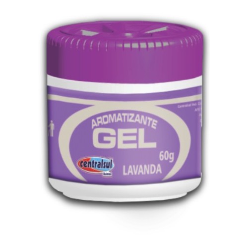 Aromatizante Gel Lavanda 60g Centralsul 43