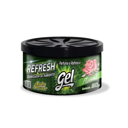 Aromatizante Gel Refresh Floral 60g Autoshine AS1703560GR