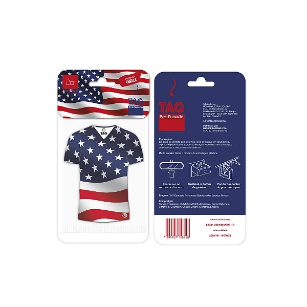 Aromatizante Lo Tag Camiseta Eua Lodore Eireli 10037