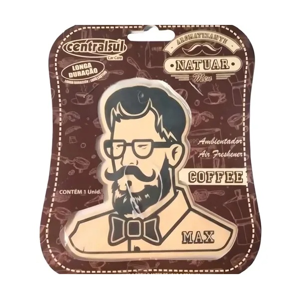 Aromatizante Miniatura Men Coffee Centralsul 183580