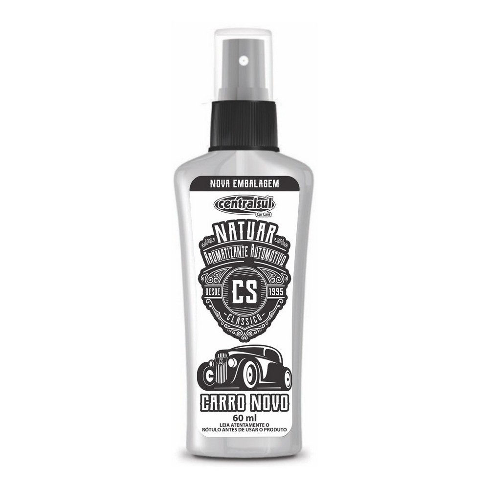 Aromatizante Natuar Spray Carro Novo 60ml Centralsul 3743