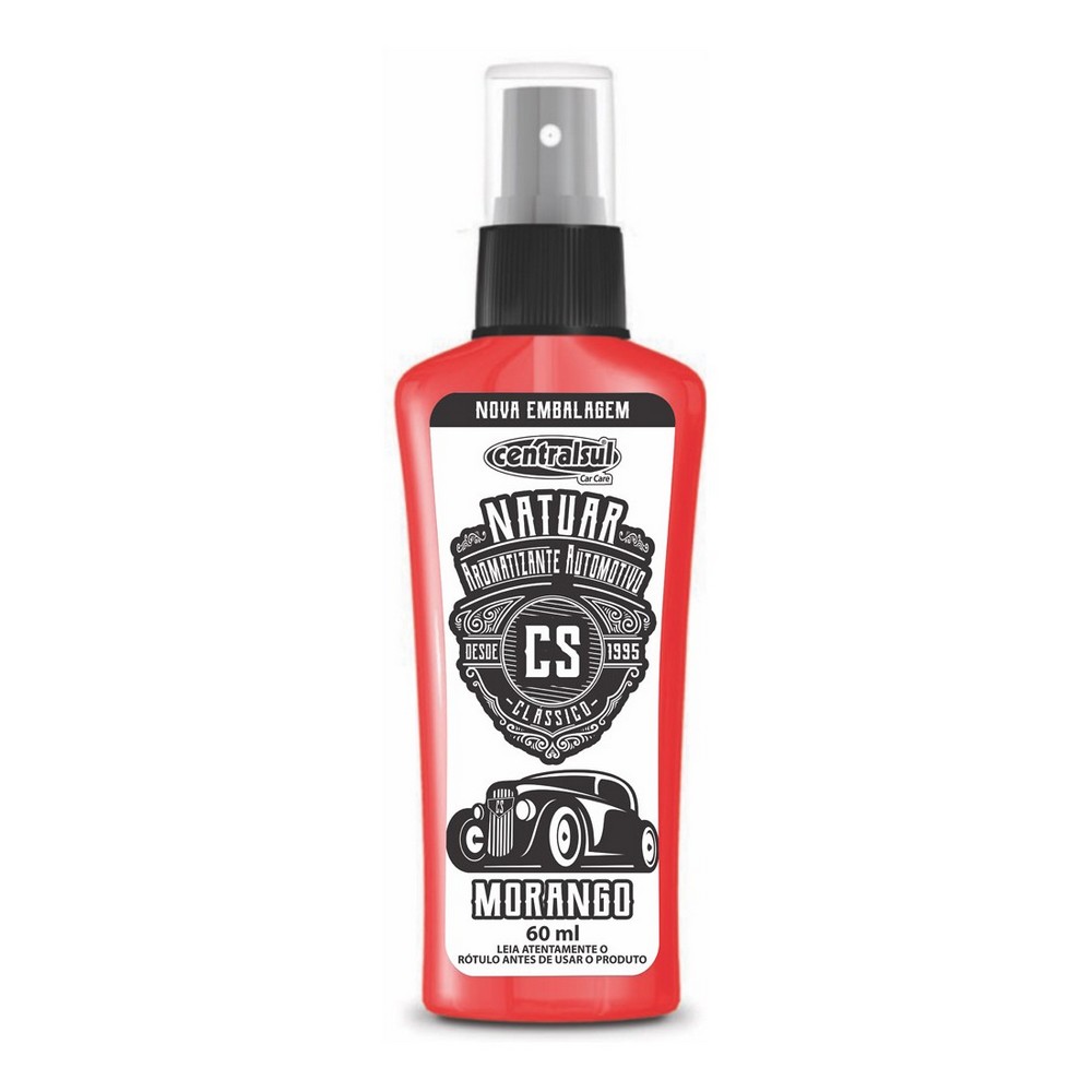 Aromatizante Natuar Spray Morango 60ml Centralsul 3778