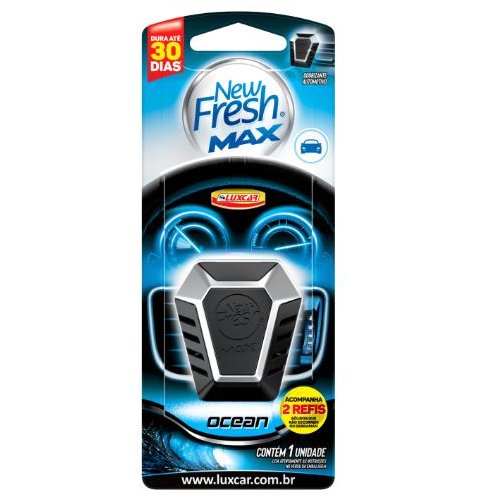 Aromatizante New Fresh Max Ocean Refil Sólido Luxcar 5040
