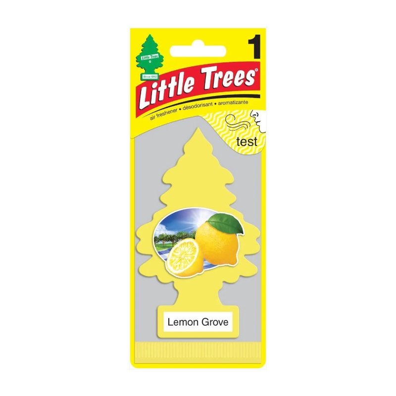 Aromatizante Sachê Car-Freshner Lemon Grove Modelo Arvoré Little Trees 10594