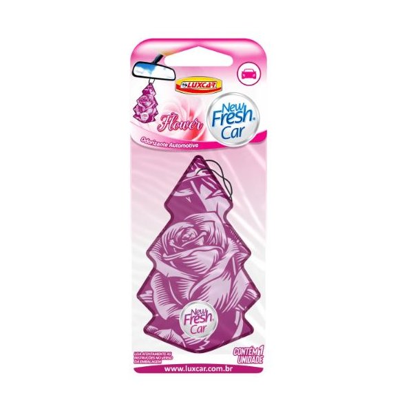 Aromatizante Sachê New Fresh Car Flower Modelo Arvoré Luxcar 5037