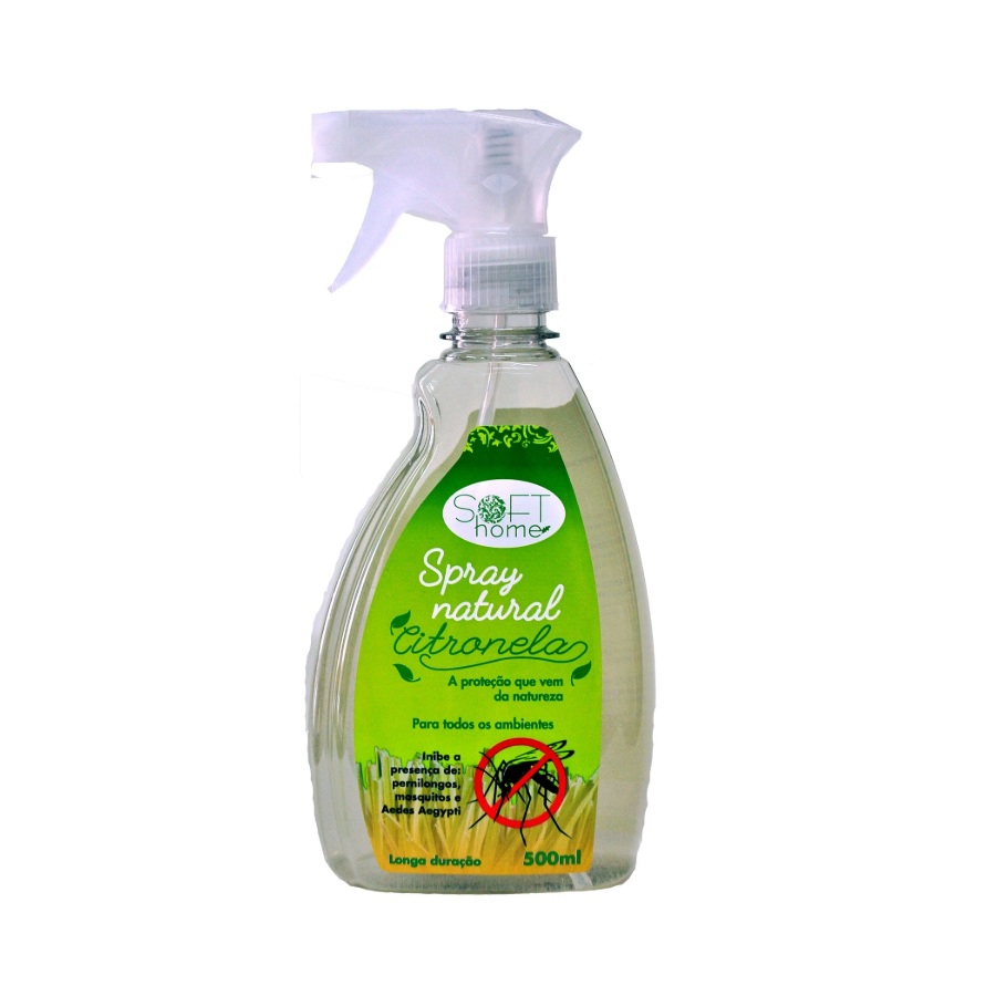 Aromatizante Soft Home Spray Natural de Citronela 500ml Quimilaus 20360718