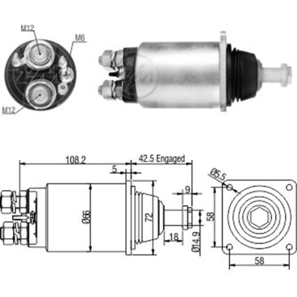 Automático de Partida ZM ZM832