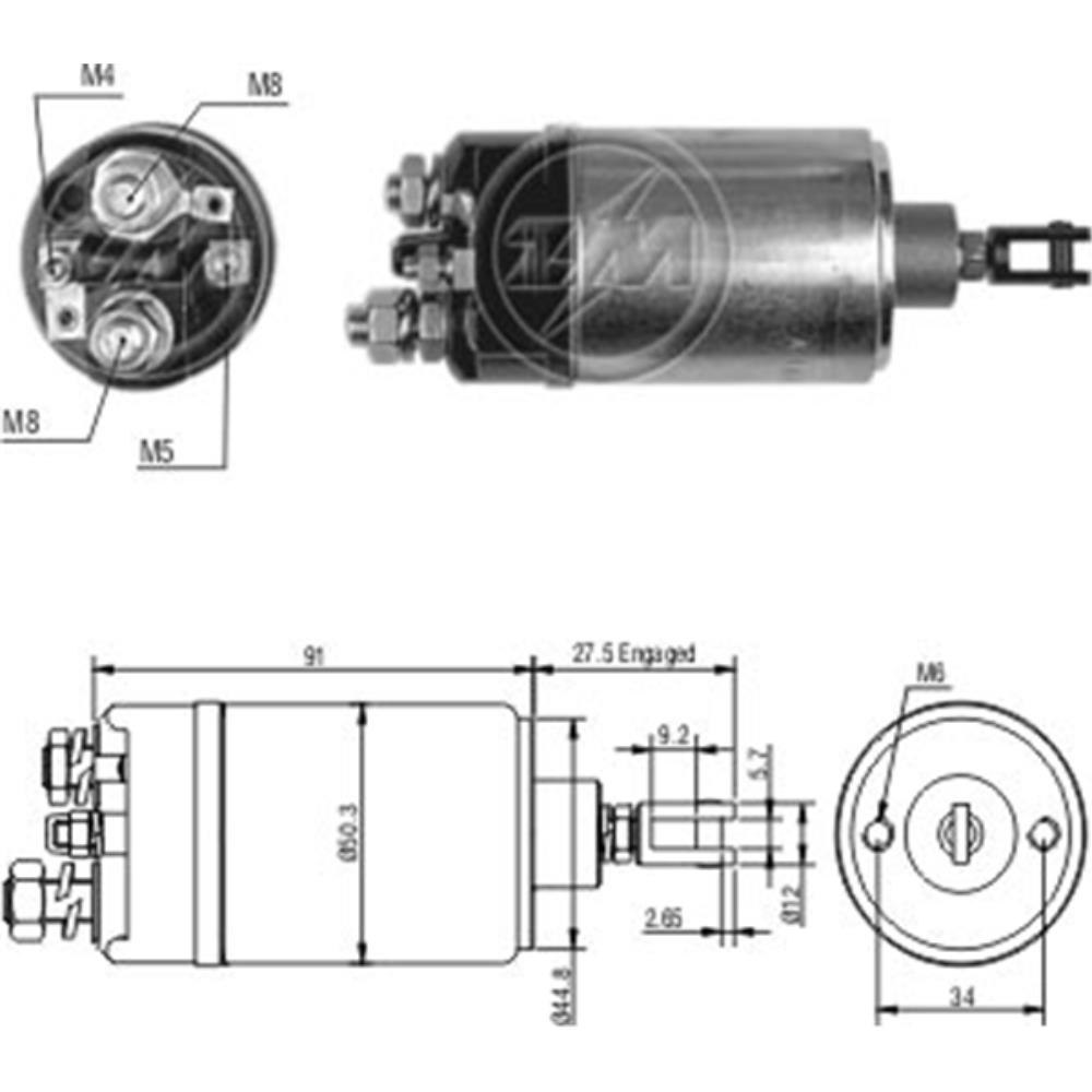 Automático de Partida Sistema Bosch ZM ZM523