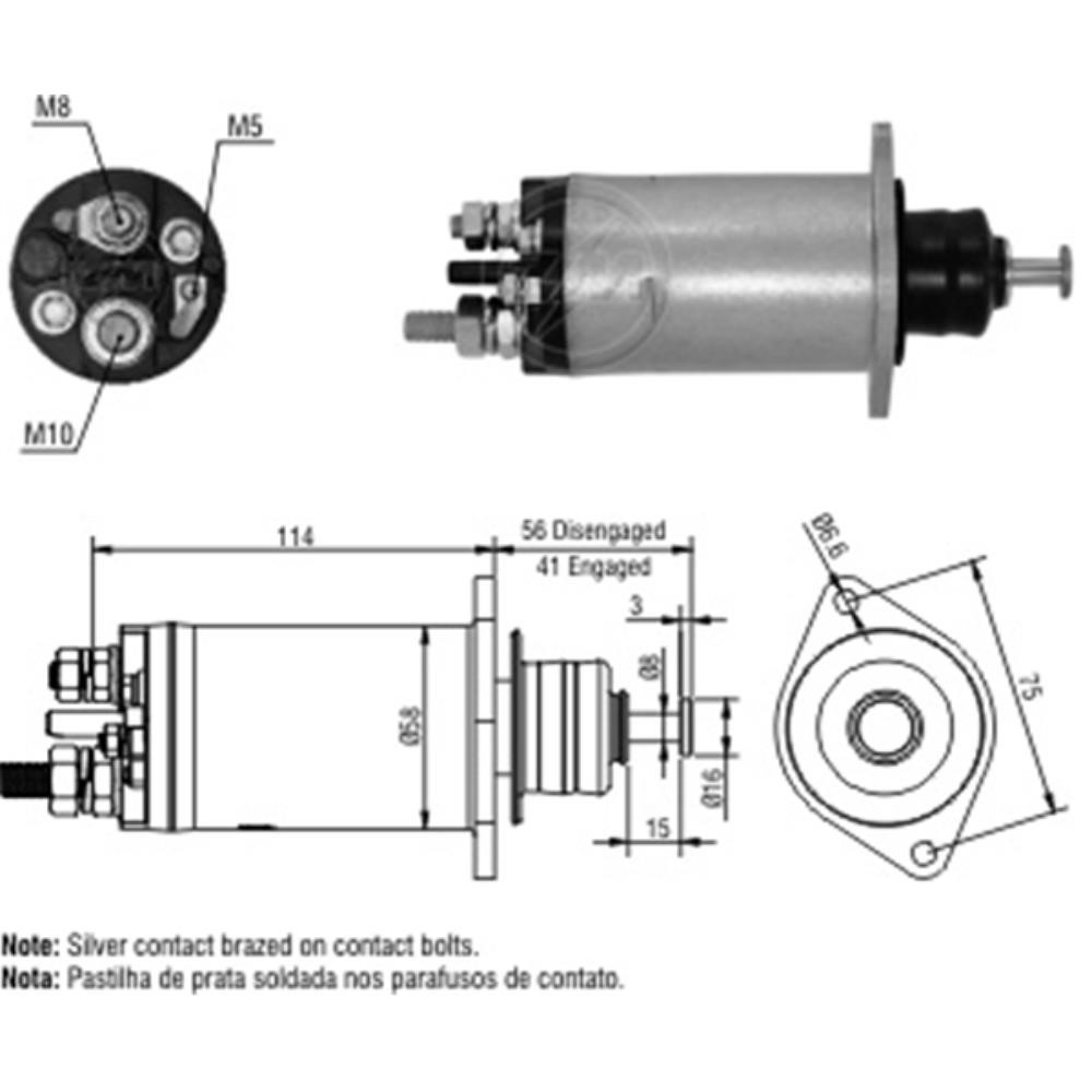 Automático de Partida Sistema Delco ZM ZM2818